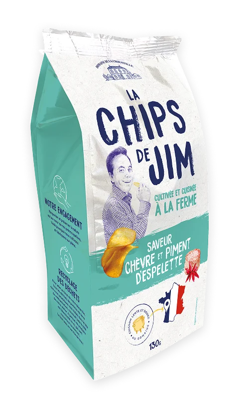 Chips de Jim chèvre piment d'Espelette